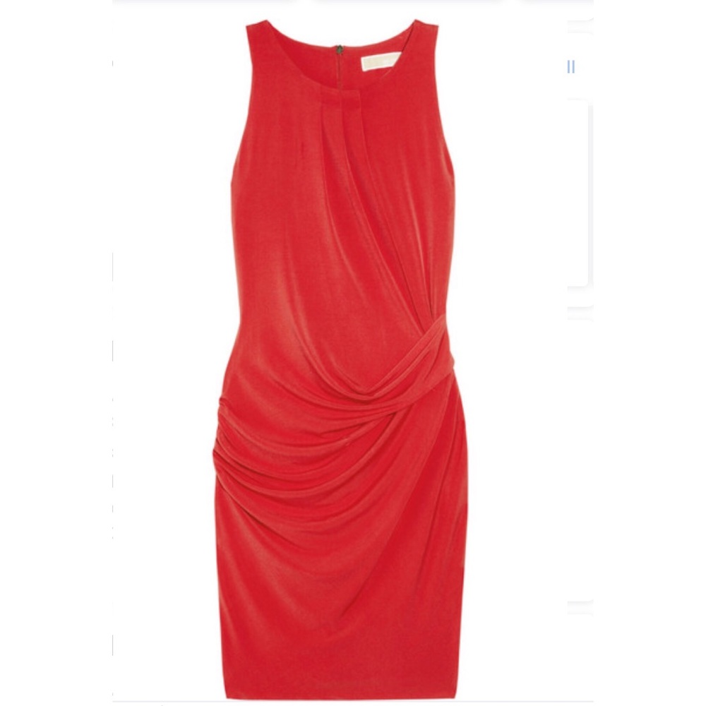 Michael Kors Draped Stretch Jersey  Dress NWOT